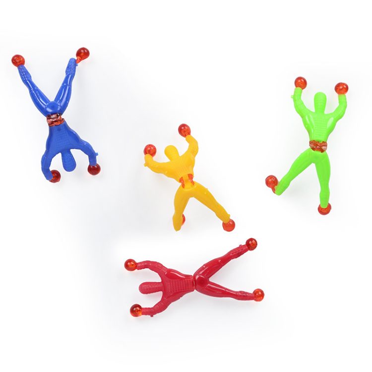 1 3 5 10pc Funny Flexible Climb Men Sticky Wall Toy Kids Toys Climbing Flip Plastic 5