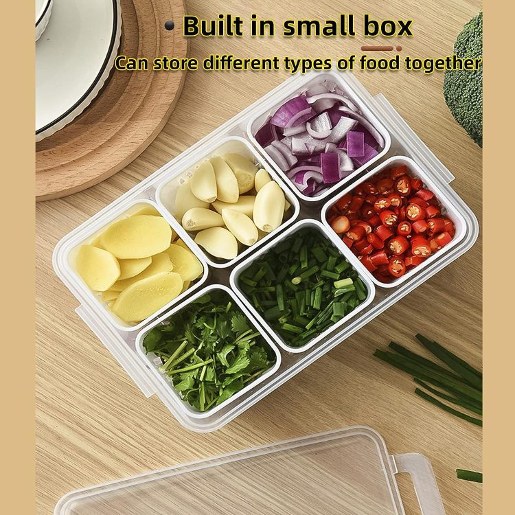 Divided Veggie Tray with Lid Snackle Box Charcuterie Container