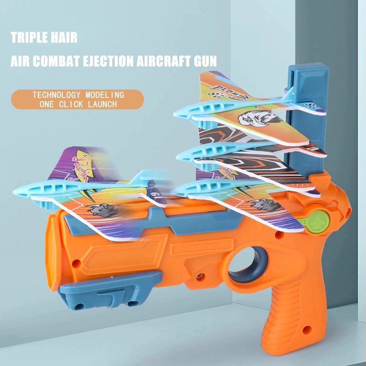 Catapult Plane Sports Game Outdoor Garden Child Airplane Launcher Bubble Catapult Kids Antistress Toys Catapult Aircraft jpg Q90 jpg
