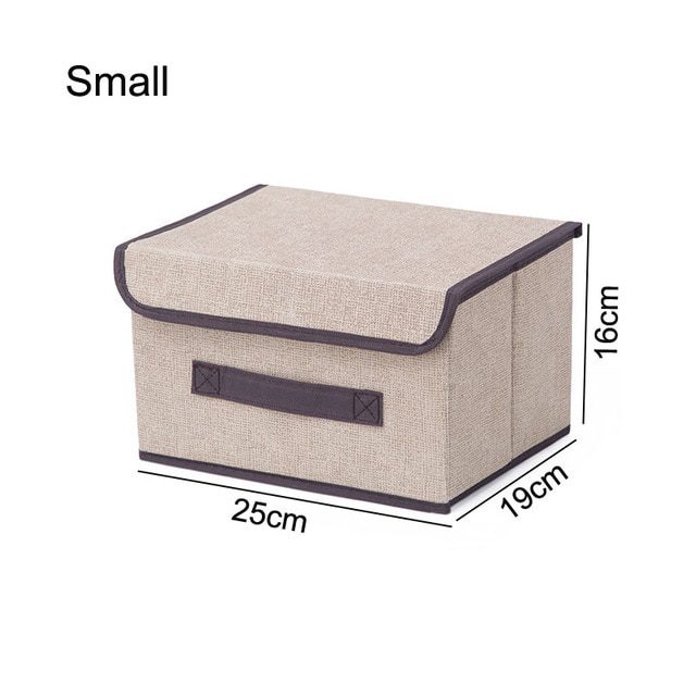 Cotton Linen Storage Box With Cap 2 Size Clothes Socks Toy Snacks Sundries Organizer Set Fabric.jpg 640×640 2