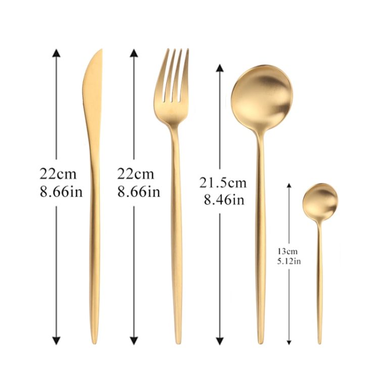 Gold Cutlery Set Forks Knives Spoons 18 10 Stainless Steel Dinnerware Set 1 Pieces Fork Spoon 1 a0caefec 68f2 4497 bbd8 40e4ec27d6b7