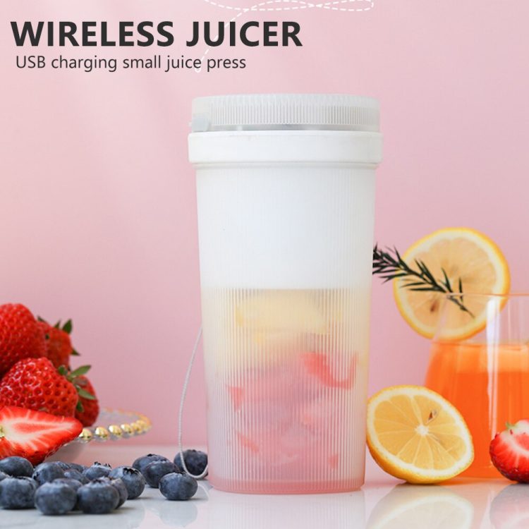 Mini Portable Juicer Machine For Home Use, Multifunctional Electric Wireless  Blender For Fruit Juice With Mixing Cup
