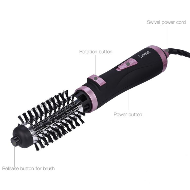 mainimage4Professional Air Brush Set Hair Straightener Curler Dryer Brush Multifunction Fast Hester Hair Styling Straight Curler