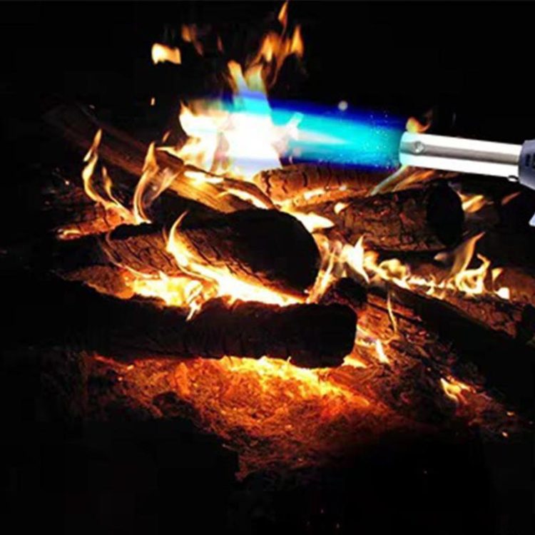 QkmbLassen Gas Brander Vlam Gas Torch Flame Gun Soldeerlamp Koken Solderen Butaan Zelfontbranding Gas Brander Aansteker