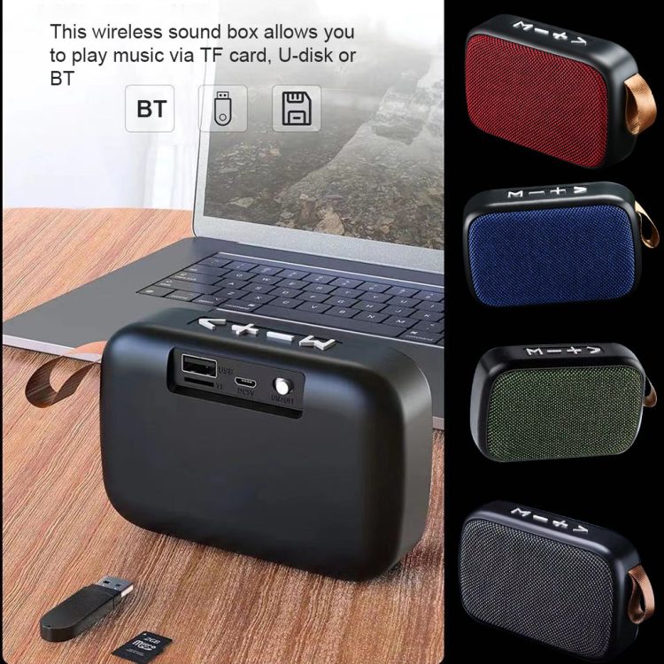Nh7OG2 Wireless Bluetooth Speaker Outdoor Card U Disk Audio Creative Portable Mini Subwoofer Gift Wireless Rechargeable