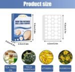 144pcs Wart Remover Patches, Portable Skin Tag Removal Patches Clear Remover Stickers for Drying Out and Falling Away - Image 5