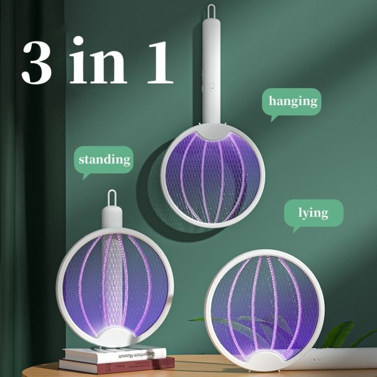 0AcZ3 In 1 Foldable Electric Mosquito Killer Fly Swatter Trap Usb Rechargeable Mosquito Racket Insect Killer.jpg