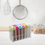 2mJs6Pcs Spice Shaker Jars W Tray Sealed Storage Bottle Seasoning Box Container Case for BBQ Cooktop scaled 1.webp