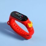 Fashion Mickey Children Watches For Girls Electronic Bracelet Sports Touch LED Spiderman Doll Kids Watch Women.jpg