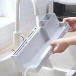 MNW4045 Multi function Traceless wall hanging 5 position knife holder double lattice chopsticks cage 4 hook 1.jpg