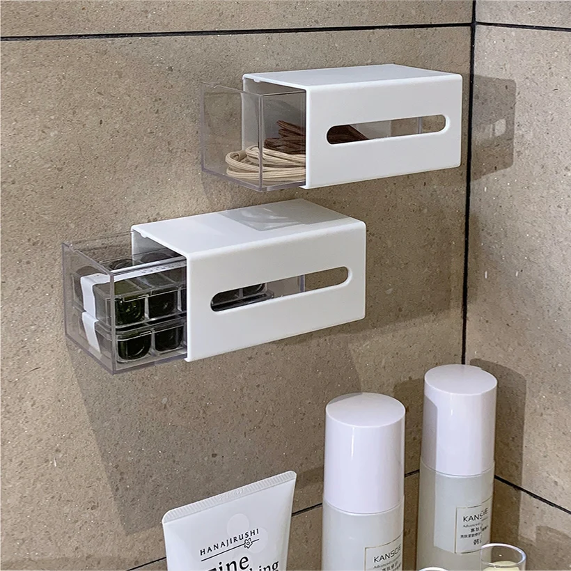 Min Storage Box Rack Wall Mounted Mini Storage Box for Neatly Storing Your Belongings
