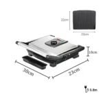 SOKANYElectricGrillPlateMadeofStainlessSteelWithNon StickCoating2000W 3 fd7c2be6 274e 4ec9 8002 2dfd3bc89bda.webp