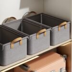 Collapsible Fabric Storage Cubes Organizer with Handles Foldable Storage Baskets for Organizing Toys, Books, Shelves, Closet, Large Storage Box with Handles - Image 6