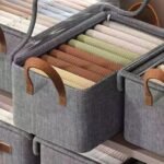 Collapsible Fabric Storage Cubes Organizer with Handles Foldable Storage Baskets for Organizing Toys, Books, Shelves, Closet, Large Storage Box with Handles - Image 8