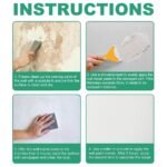 Wall Repair Kit,Wall Repair Cream - Wall Repair Paste Drywall Repair Kit Quick Easy Solution to Fill Holes, Crack and Scratch Wall Repair Putty, 100g - Image 4