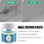 Wall Repair Kit,Wall Repair Cream - Wall Repair Paste Drywall Repair Kit Quick Easy Solution to Fill Holes, Crack and Scratch Wall Repair Putty, 100g - Image 3
