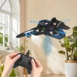Fighter Plane RC Plane - 2.4 GHz Remote Controlled Fighter Plane || RC Airplane Easy to Fly Stable Jet Fighter Toys for Kids || LED Lights, 360 Degree Hovering Airplane and Stun Roll. - Image 7