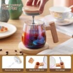 Self-Stirring Mug 400ml - Electric Auto Mixing Cup, Automatic Stirring Coffee Tumbler, Rotating Travel Mug for Coffee, Milk, & Beverages - Portable Self-Mixing Cup - Image 5