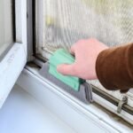 Window Frame Groove, Door Track Cleaning Brush | Small Handheld Crevice Cleaner Tool with Scrubbing Pads for Sliding Doors, Air Vents, Shutters, Slots - Remove Dust, Dirt - Image 2