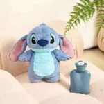 Fluffy Stitch Hot Water Bottle 28*27CM 500ML - Image 3