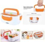 LADILA Lunch Box With Heating Portable Electric Heating Food Warmer Heater Rice Cooker Container Food Warmer Tiffin,2 Liter,Multi - Image 5