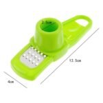 UNLOU Seasoning & Spice Choppers, Stainless Steel PP Garlic Presses Ginger Cutter Candy Color Plastic Grinding Tool Planer Kitchen Grater Grinder - Image 5