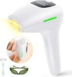 IPL Hair Removal System, Hair Remover 500,000 Flashes Permanent Painless for Face Bikini Underarms and Body