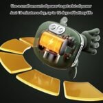 Hand Shoulder and Neck Massager, Portable Bionic Neck Massager with Heat Kneading, Electric Shiatsu Neck and Back Massager, 3-Speed Adjustment, for Pain Relief Deep Tissue (Green) - Image 5