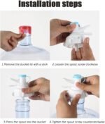 3-5 Gallon Water Bottle Stand and Dispenser,Non Slip Water Bottle Drink Canteen with Spout | Fits Non-Threaded Water Bottle Mouth with 55mm Diameter Buogint - Image 6