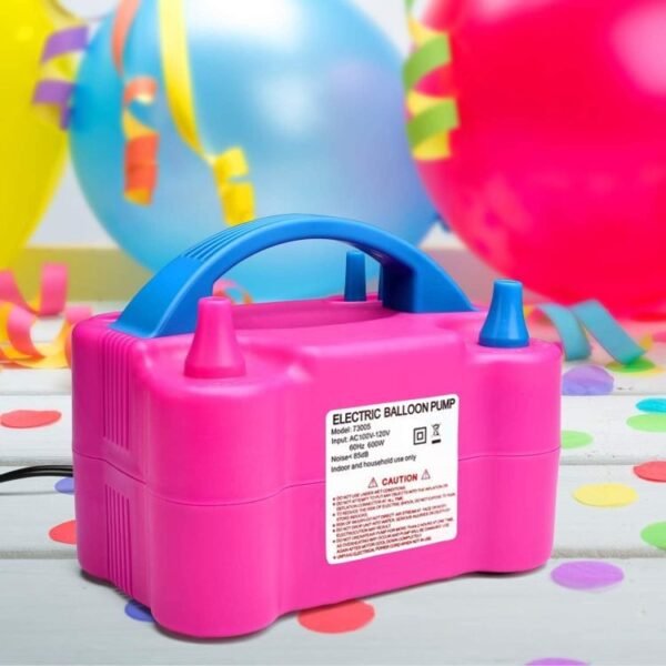 Electric Inflator Double Hole Inflatable Balloon Pump Machine Birthday Party Arch Decor Fast Aerated Tool Ballons Accessories / KM-1