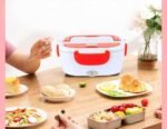 LADILA Lunch Box With Heating Portable Electric Heating Food Warmer Heater Rice Cooker Container Food Warmer Tiffin,2 Liter,Multi - Image 4