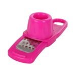 UNLOU Seasoning & Spice Choppers, Stainless Steel PP Garlic Presses Ginger Cutter Candy Color Plastic Grinding Tool Planer Kitchen Grater Grinder - Image 8