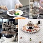 Fork Knife Spoon Set with Egg-Shaped Tableware Storage Box Premium Stainless Steel 24 pcs ( Silver) - Image 2