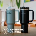 Stanley Quencher H2.0 Flowstate Tumbler 1.2L - 11 Hours Cold - 48 Hours With Ice - Drinking Bottle With Straw, Handle And Lid - Dishwasher Safe - Thermos Cup For Cold Drinks - Image 22