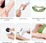 IPL Hair Removal System, Hair Remover 500,000 Flashes Permanent Painless for Face Bikini Underarms and Body - Image 5