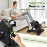 Voroly Portable Under Desk Bike Pedal Exerciser Cycle for Adults & Seniors Physical Therapy Workout Equipment - Image 3