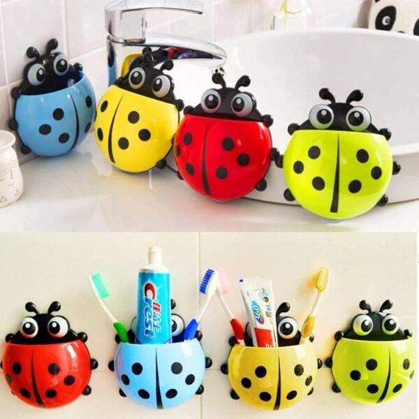 Ladybug Insect Kids Toothbrush Organizer