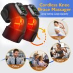 Knee Heating Pad for Pain Relief, Knee Massager with Heat and Vibration to Keep Knee Warmers, Heated Knee Brace for Relaxing - Image 8