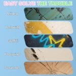 White Paint for Walls,Paint with Roller,Wall Repair Rolling Brush,Fast-Drying & Water-Based White Wall Paint,Integrated Paint Roller Kit,Wall Filler Paint Covers Graffiti,Stain,Scratch,Patch Repair - Image 7