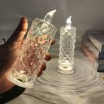 Flameless Candles Battery Operated LED Pillar Real Wax Flickering, Flickering Flameless Candles, Battery Powered Candles, LED Candles Lights for Party Wedding Christmas Decoration - Image 5