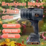 Handheld Mini Cordless Leaf Blower, 24V Battery Leaf Blowers for Lawn Care, Patio, Car Dryer, Blowing Leaves and Dust,Battery Powered 500 CFM 200 MPH - Image 8