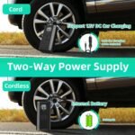 Portable Air Pump, 150 PSI Cordless Car Tires Air Pump with Digital Pressure Gauge, Electric Tire Pump, Rechargeable Air Pump with Emergency Light for Car, Bike, Motor, Balls - Image 5