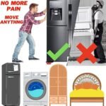 Furniture Lifter Tool Easy Mover Appliance Roller Lifter Moving System with 4 Wheel Sliders Lifter Kit for Moving - Image 6