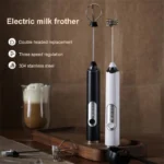 Wireless Electric Milk Frother Whisk Egg Beater USB Rechargeable Handheld Coffee Blender Milk Shaker Mixer Foamer Food Blender - Image 2