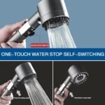 Handheld Shower head 3 Spray Mode with Silicone Mouth Massage & Free Filter - Image 5