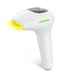 IPL Hair Removal System, Hair Remover 500,000 Flashes Permanent Painless Hair Removal with 2 Flash Modes and 5 Light Intensity for Body Face Armpits