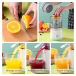 Wireless Slow Juicer Automatic Orange Lemon Juicer USB Charging Juices Separator Portable Squeezer Pressure Juicer for Home - Image 3