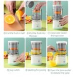 Wireless Slow Juicer Automatic Orange Lemon Juicer USB Charging Juices Separator Portable Squeezer Pressure Juicer for Home - Image 8
