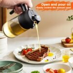 2 in 1 Glass Oil Sprayer & Dispenser,16oz/470ml Olive Cooking, Air Fryer, and Salad, for Kitchen Gadgets and Air Fryer Accessories - Image 10