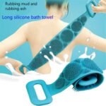 Body Silicone Brush Scrub Body Exfoliating Sponge Brush Bathroom Shower Back Brush Bath Stain Removal Bath Belt - Image 6